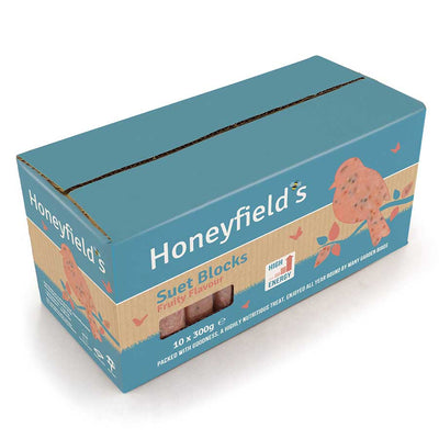 Honeyfields Suet Blocks Fruity Flavour 10Pk