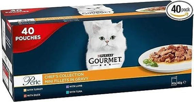 Gourmet Perle Chefs Collection Wet Cat Food 40x85g - Ormskirk Pets