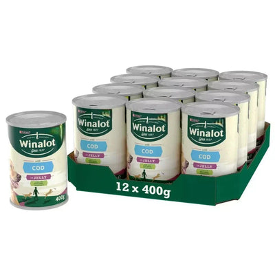 Winalot Can Cod In Jelly 12x400g