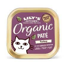 Lily's Kitchen Cat Organic Turkey Pate, 85g x 19 - Ormskirk Pets