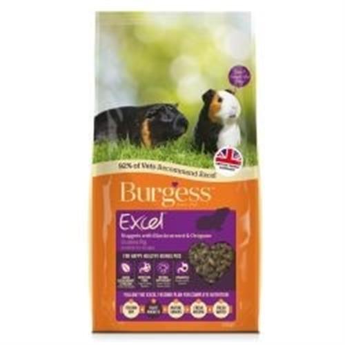 Burgess Excel Guinea Pig Blackcurrant & Oregano 10kg - Ormskirk Pets