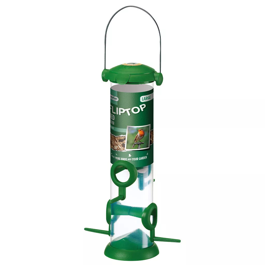 Gardman Flip Top Large Seed Feeder