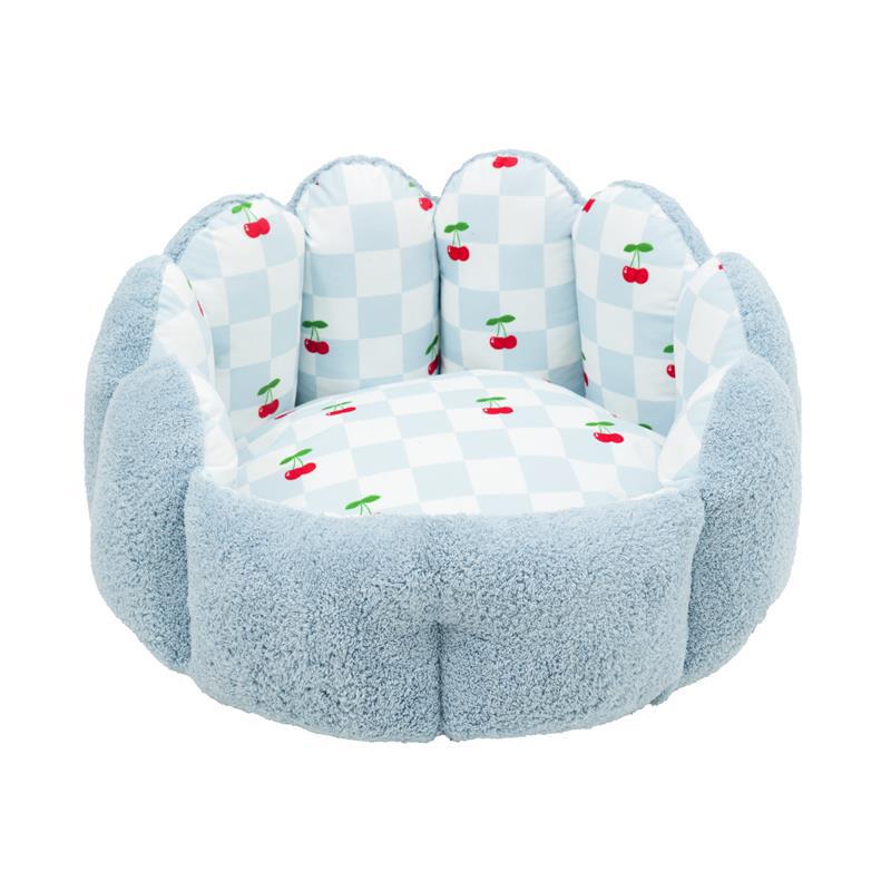 Rosewood Cherry Pop Scalloped Donut Bed