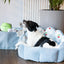 Rosewood Cherry Pop Scalloped Donut Bed