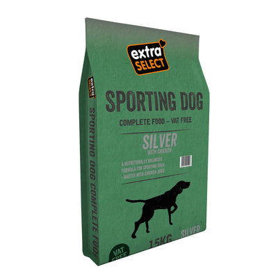 Extra Select Sporting Dog Silver With Chicken 15kg