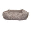 40 Winks Grey & Pink Dog Bed