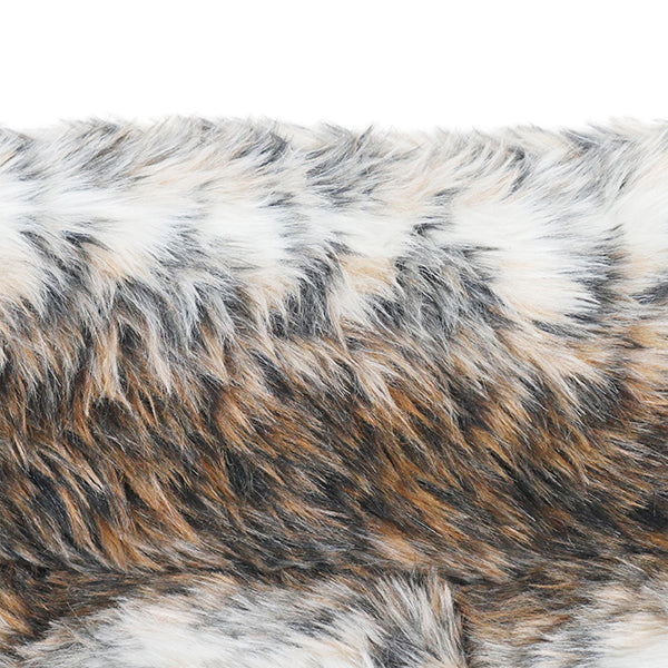 40 Winks Brown Cosy Fur Print Square