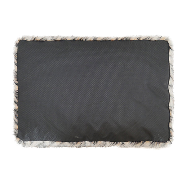 40 Winks Grey Velvet Stripes Square