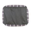 40 Winks Grey Velvet Stripes Square