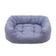 40 Winks Blue Sky Stripe Square