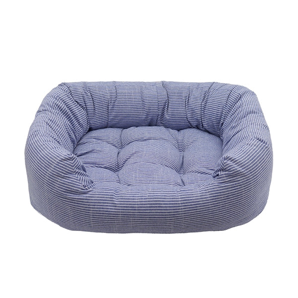 40 Winks Blue Sky Stripe Square