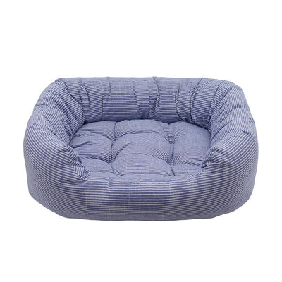 40 Winks Blue Sky Stripe Square