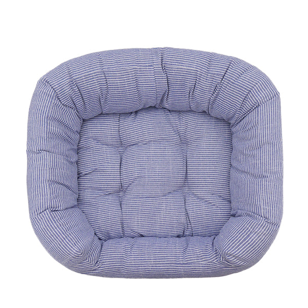 40 Winks Blue Sky Stripe Square