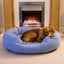 40 Winks Blue Sky Stripe Square