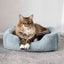 40 Winks Fur Blue Bed