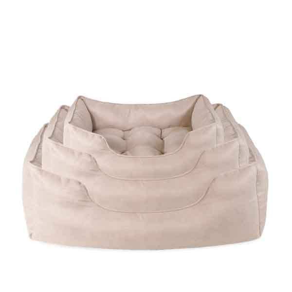 40 Winks Thin Twill Beige Dog Bed