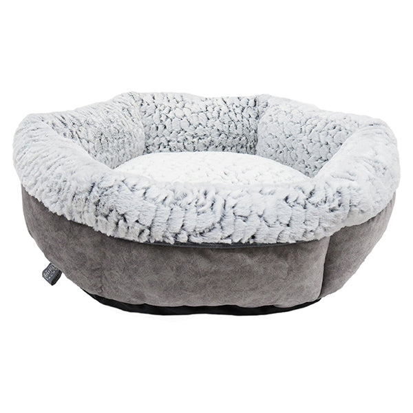 40 Winks Grey Luxury Plush Round