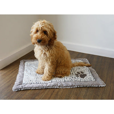 40 Winks Grey Luxury Plush Blanket