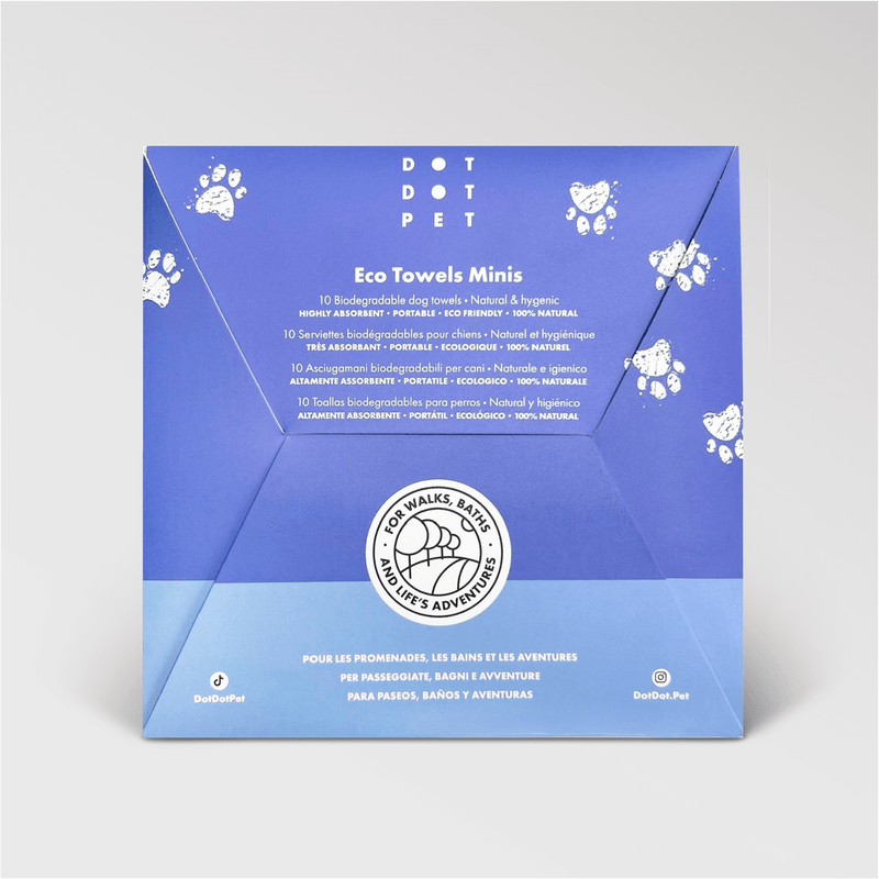 DotDotPet Mini Eco Dog Towels 10pk
