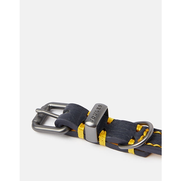 Joules Navy Leather Collar