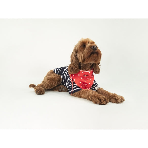 Joules Hello Neckerchief Collar Red Polka Dot