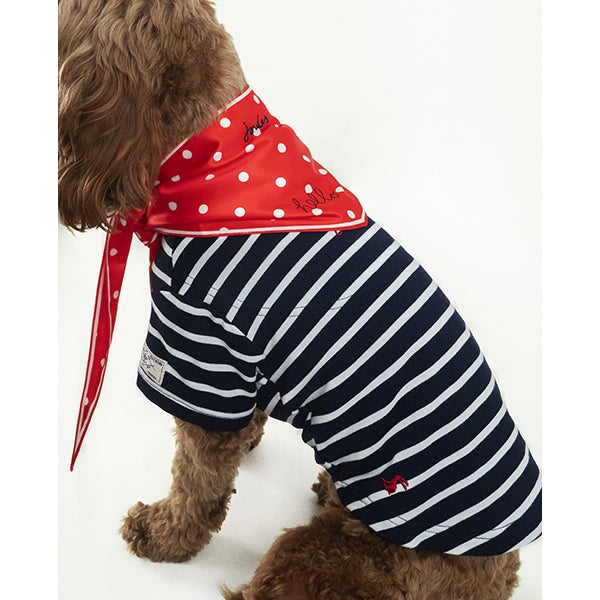 Joules Hello Neckerchief Collar Red Polka Dot