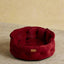 Joules Chesterfield Pet Bed Burgundy