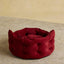 Joules Chesterfield Pet Bed Burgundy
