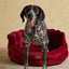 Joules Chesterfield Pet Bed Burgundy