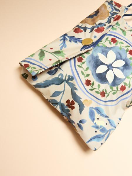 Joules Festive Floral Packaway Jacket