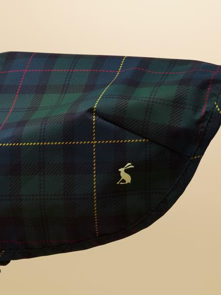 Joules Blackwatch Check Packaway Jacket