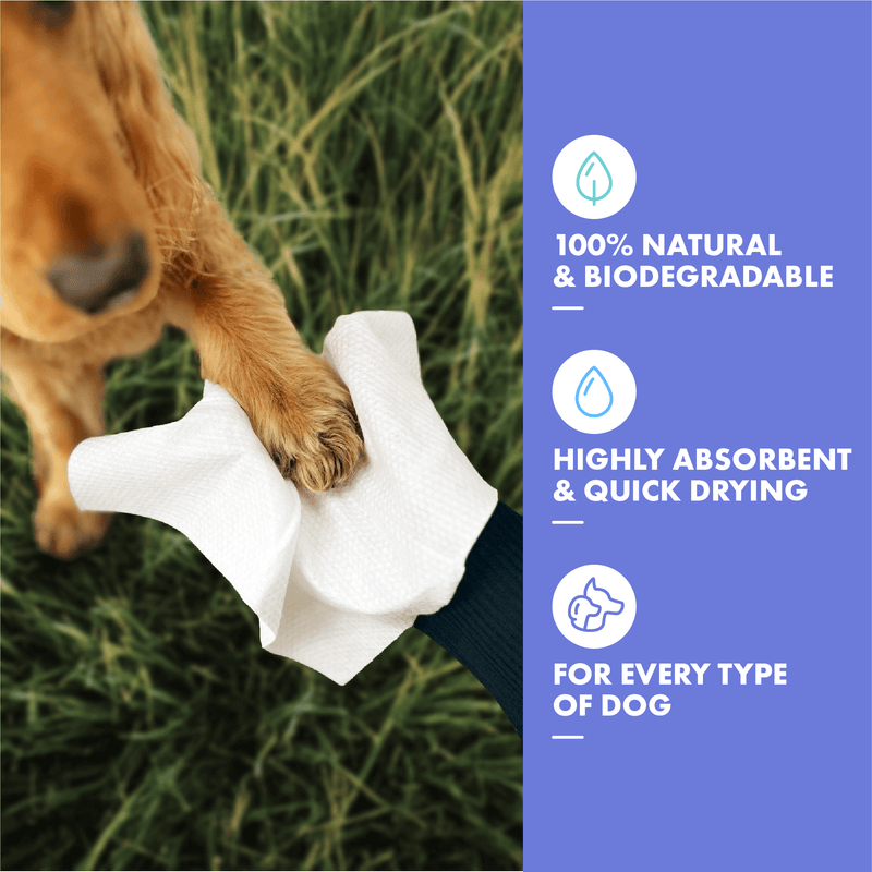 DotDotPet Mini Eco Dog Towels 10pk