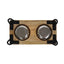 Rosewood Wooden Double Diner - 350ml X 2 - Ormskirk Pets