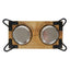 Rosewood Wooden Double Diner - 700ml X 2 - Ormskirk Pets