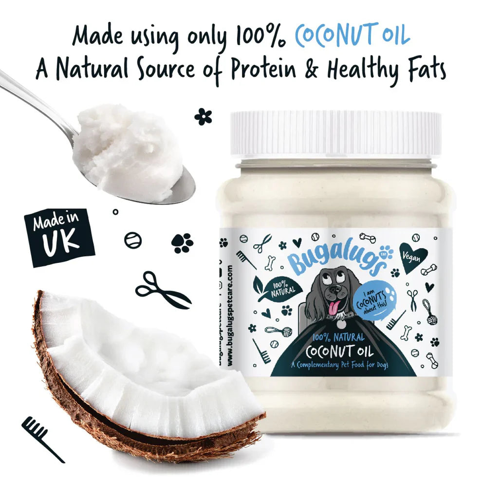 Bugalugs Natural Coconut Oil 340G