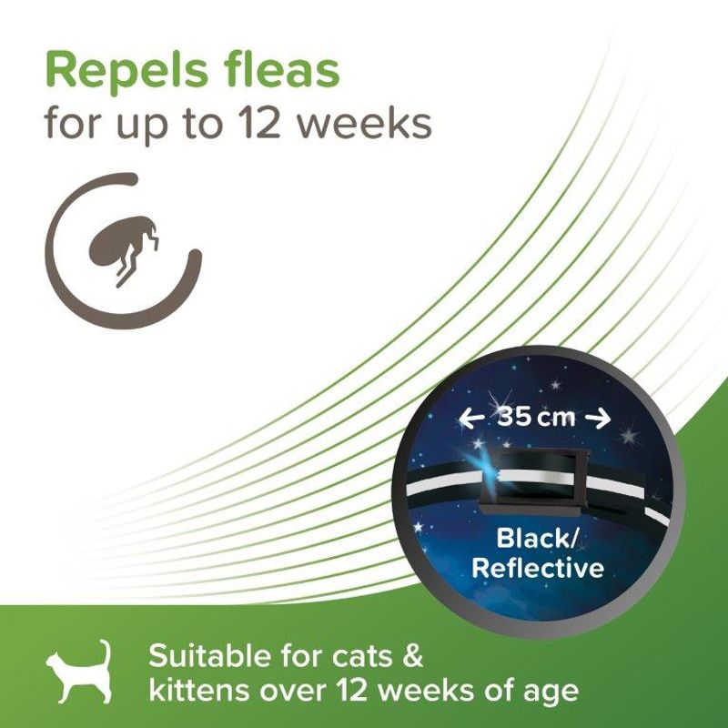 BEAPHAR VETOPURE REFLECTIVE CAT COLLAR  SINGLE