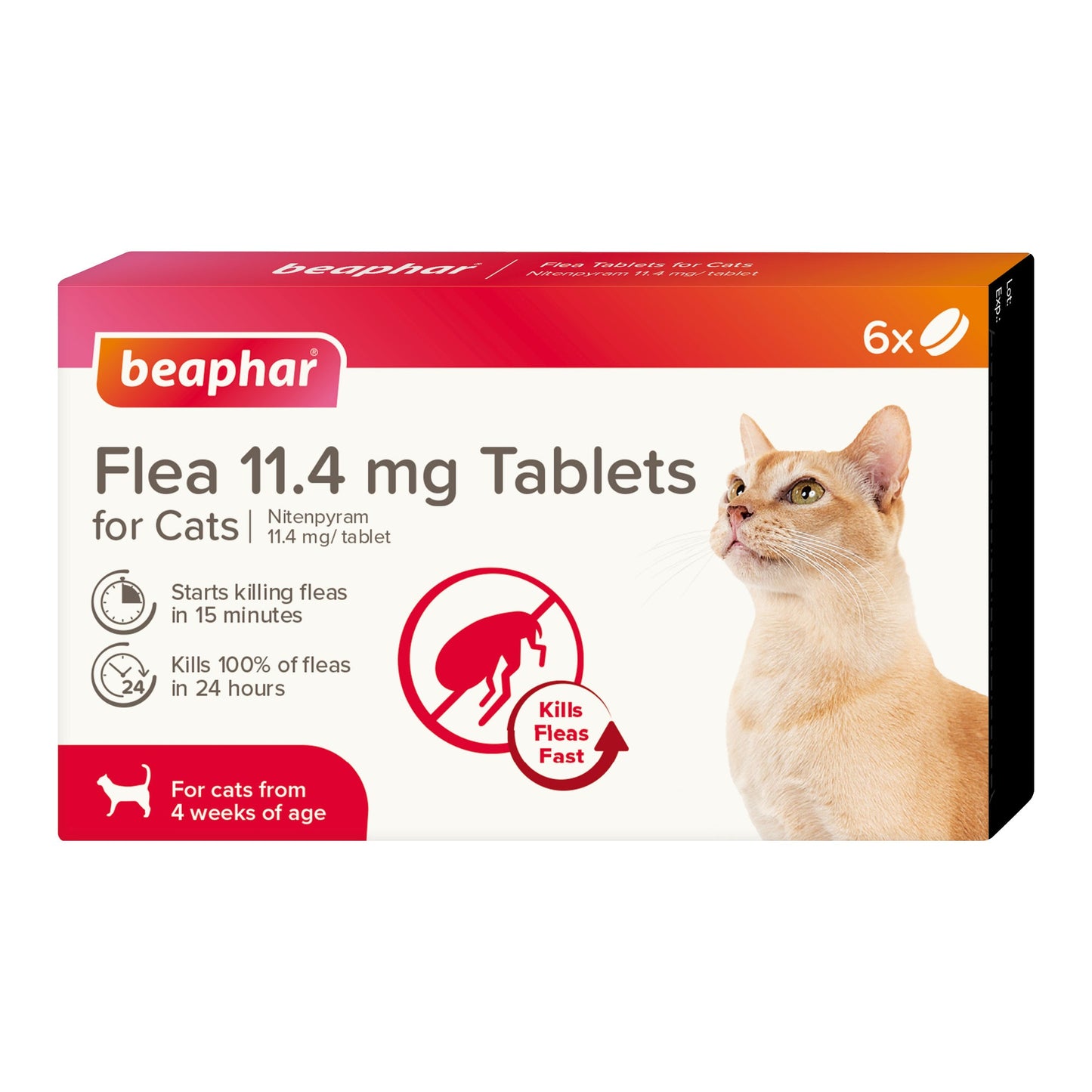 Beaphar Flea Tablets For Cats 6 Tablets