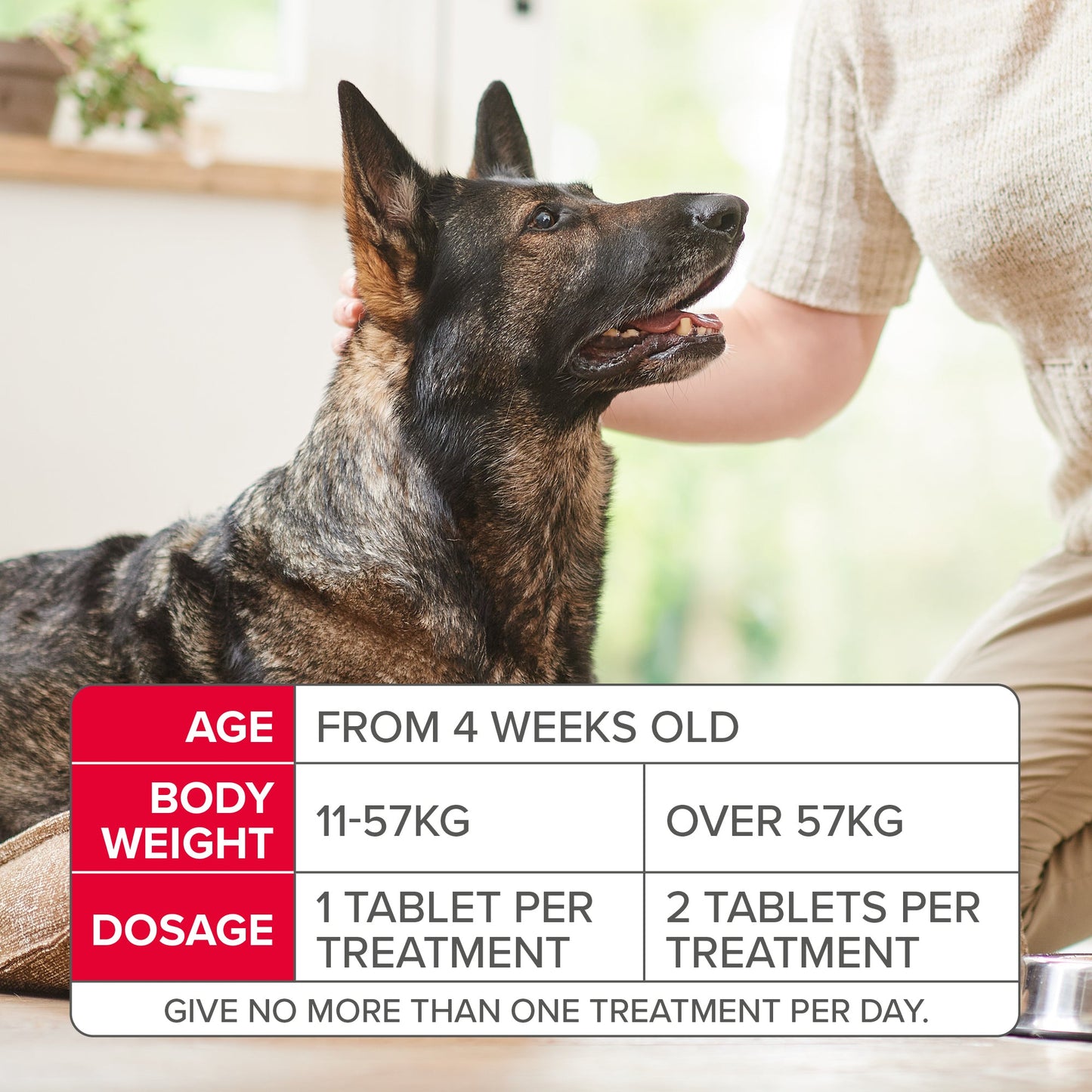 Beaphar Flea Tablets For Medium/Large Dogs 3 Tablets