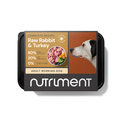 Nutriment Dog Adult Rabbit with Turkey Frozen Formula 500G
