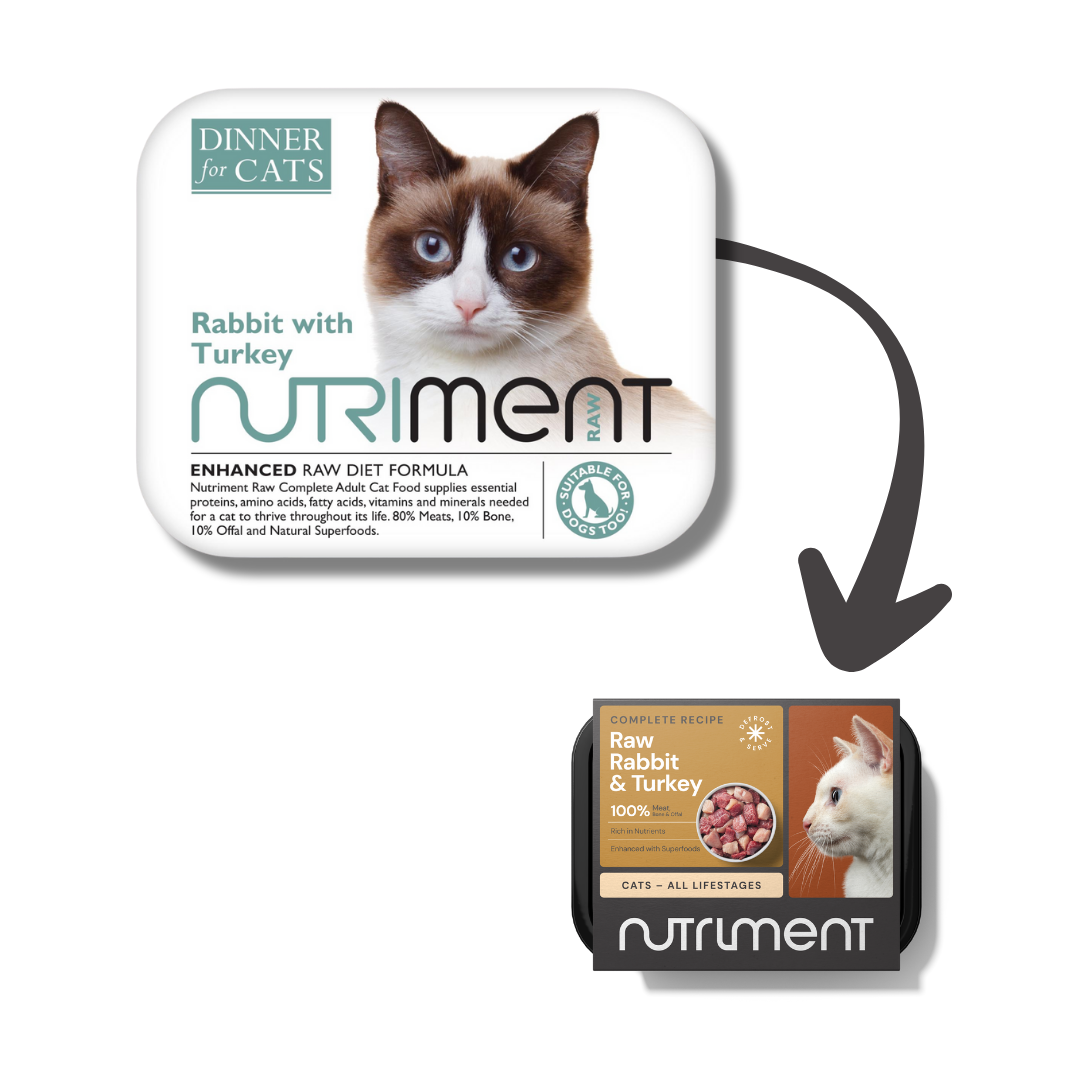 Nutriment Dinner for Cats Rabbit with Turkey Cat Dinner 175g