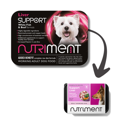 Nutriment Liver Support Dog 500g