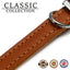 Ancol Leather Stud Collar Tan