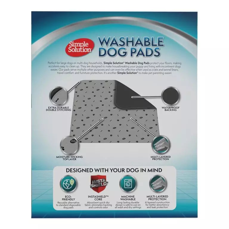 Simple Solution Washable Dog Training Pads Large - Pack of 2