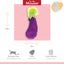 Tabby Patch Aubergine Cat Kicker