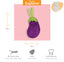 Tabby Patch Catnip Aubergines 2pk