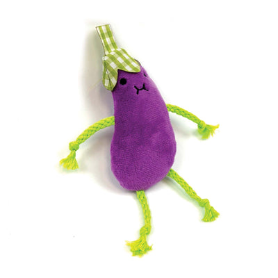 Tabby Patch Catnip Aubergines 2pk