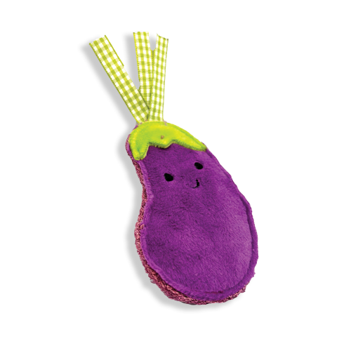 Tabby Patch Catnip Aubergines 2pk