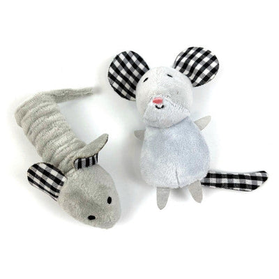Tabby Patch Mouse 2pk
