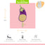 Tabby Patch Aubergine Door Hanger Cat Scratcher