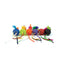 Tabby Patch Glitter Ball Rattler Cat Toy Assorted